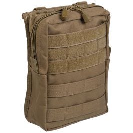 Mil-Tec Grande poche pour ceinture MOLLE noire