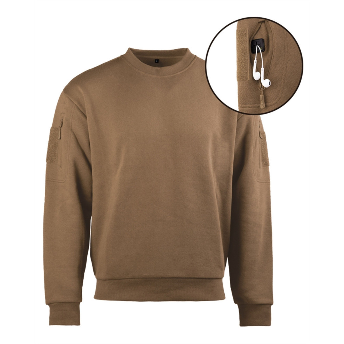 Sweat à col rond tactique