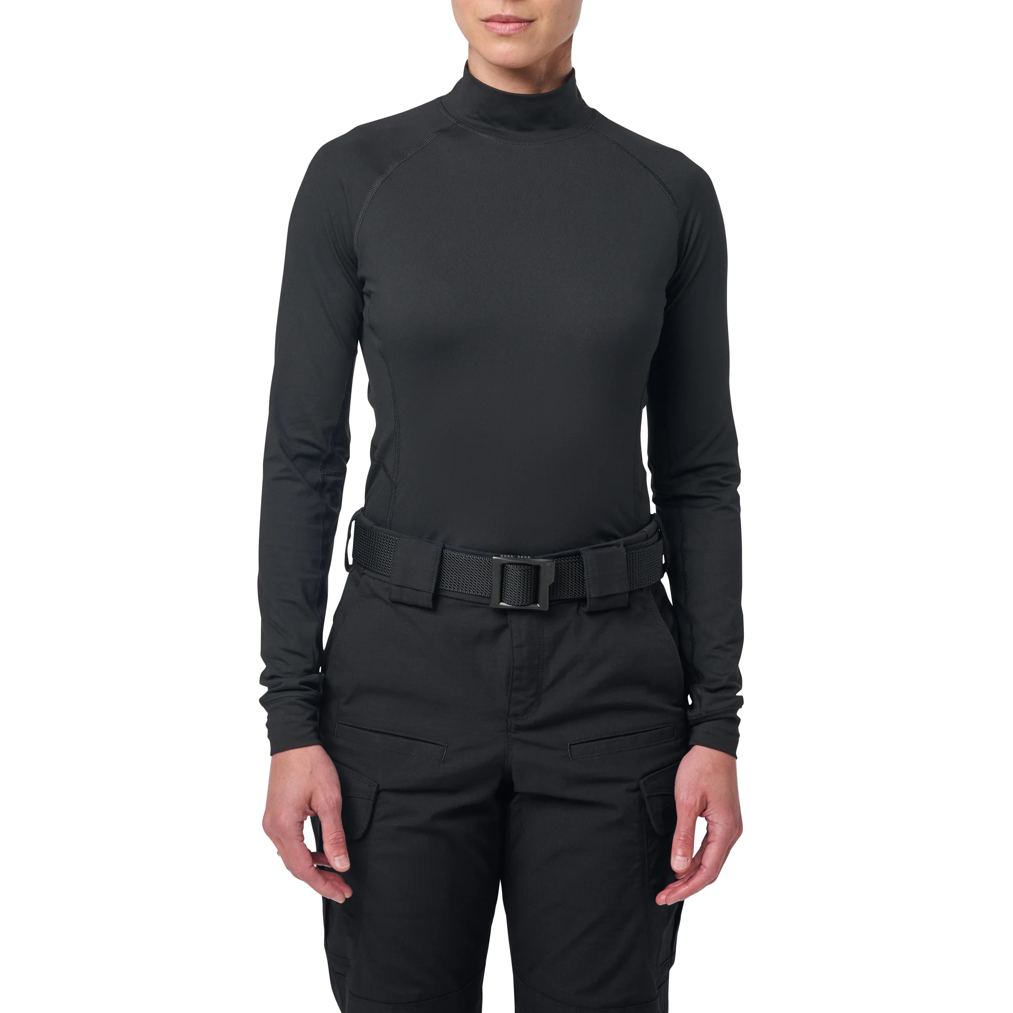Women's Mock Neck Long Sleeve Top