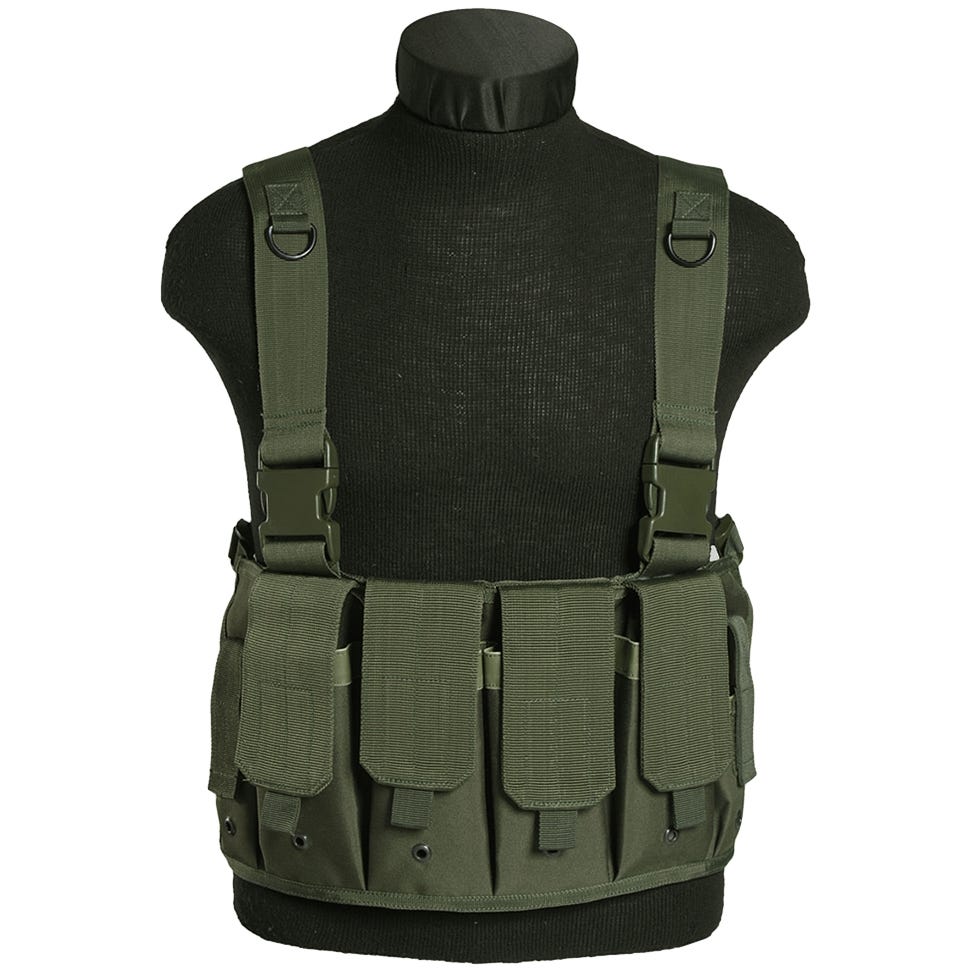 Gilet militaire avec porte-chargeurs