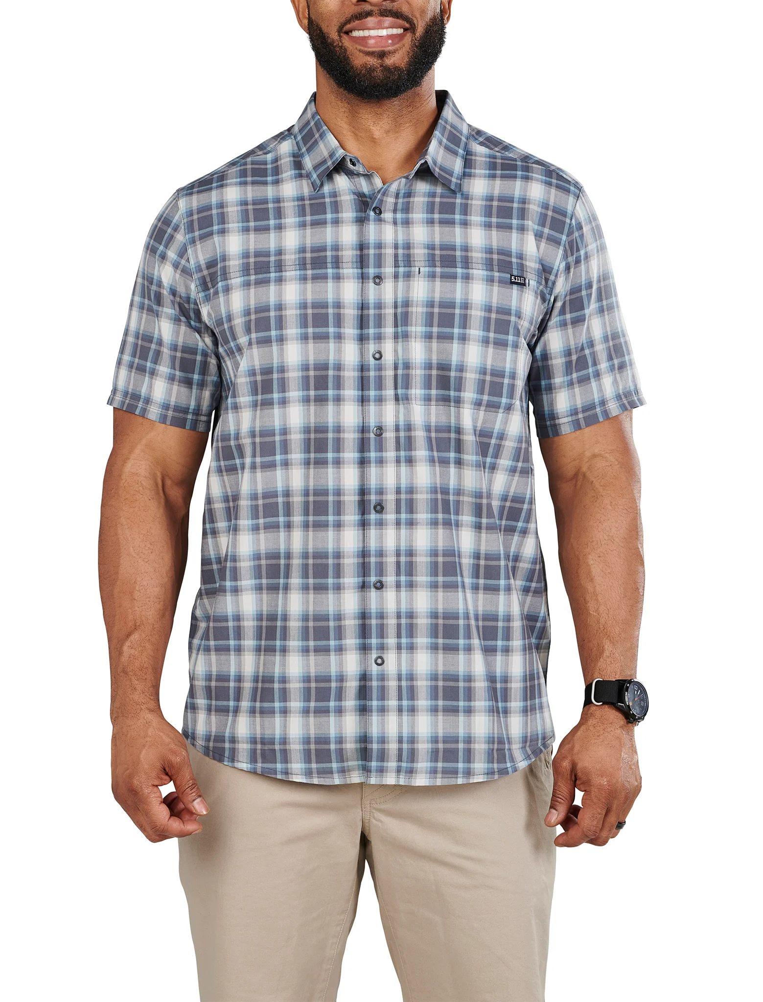 Wyatt Short Sleeve Plaid Shirt