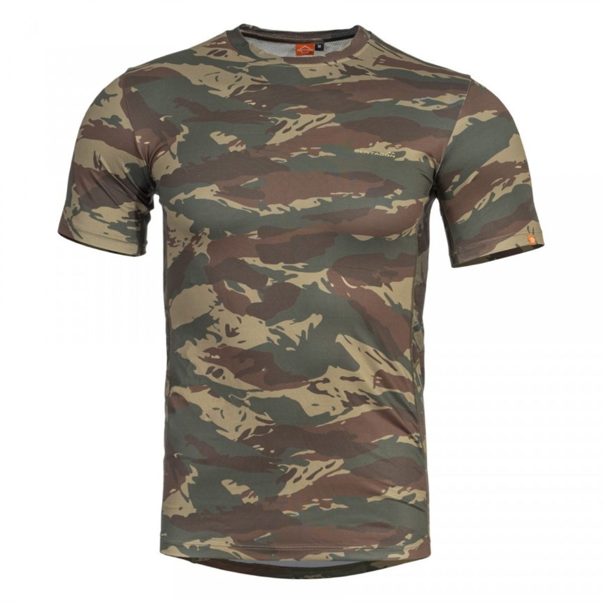 T-shirt technique Pentagon Apollo Tac-Fresh en maille respirante anti-odeur coupe près du corps