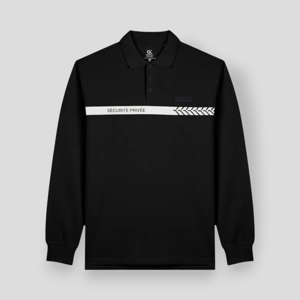 Polo Manches Longues Sécurité Privée - GK SAFETEK®