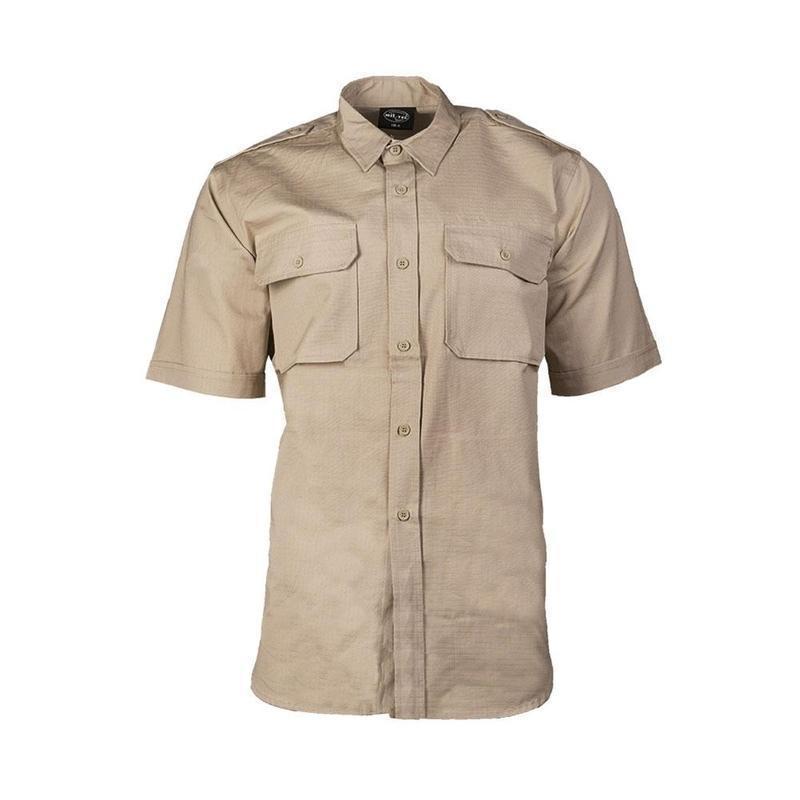 Chemise Mil-Tec Tropical demi-manche en coton Ripstop
