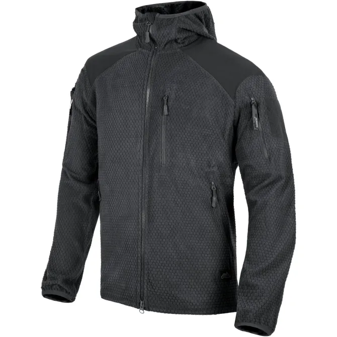 Alpha Grid Fleece Hoodie