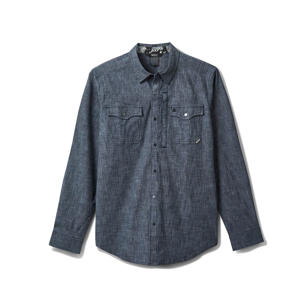 Victor Chambray Long Sleeve Shirt