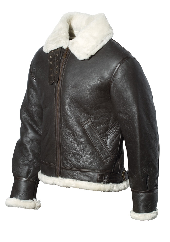 B3 Lammfell Lederjacke