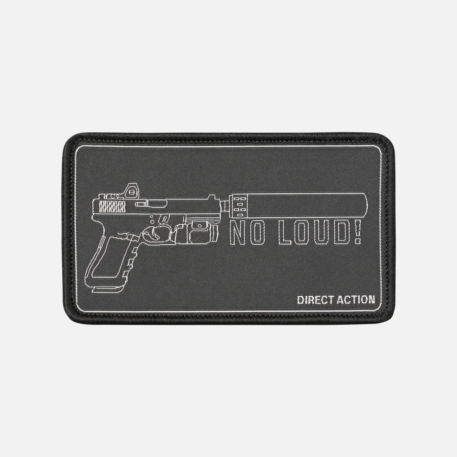 Patch NO LOUD! - Black