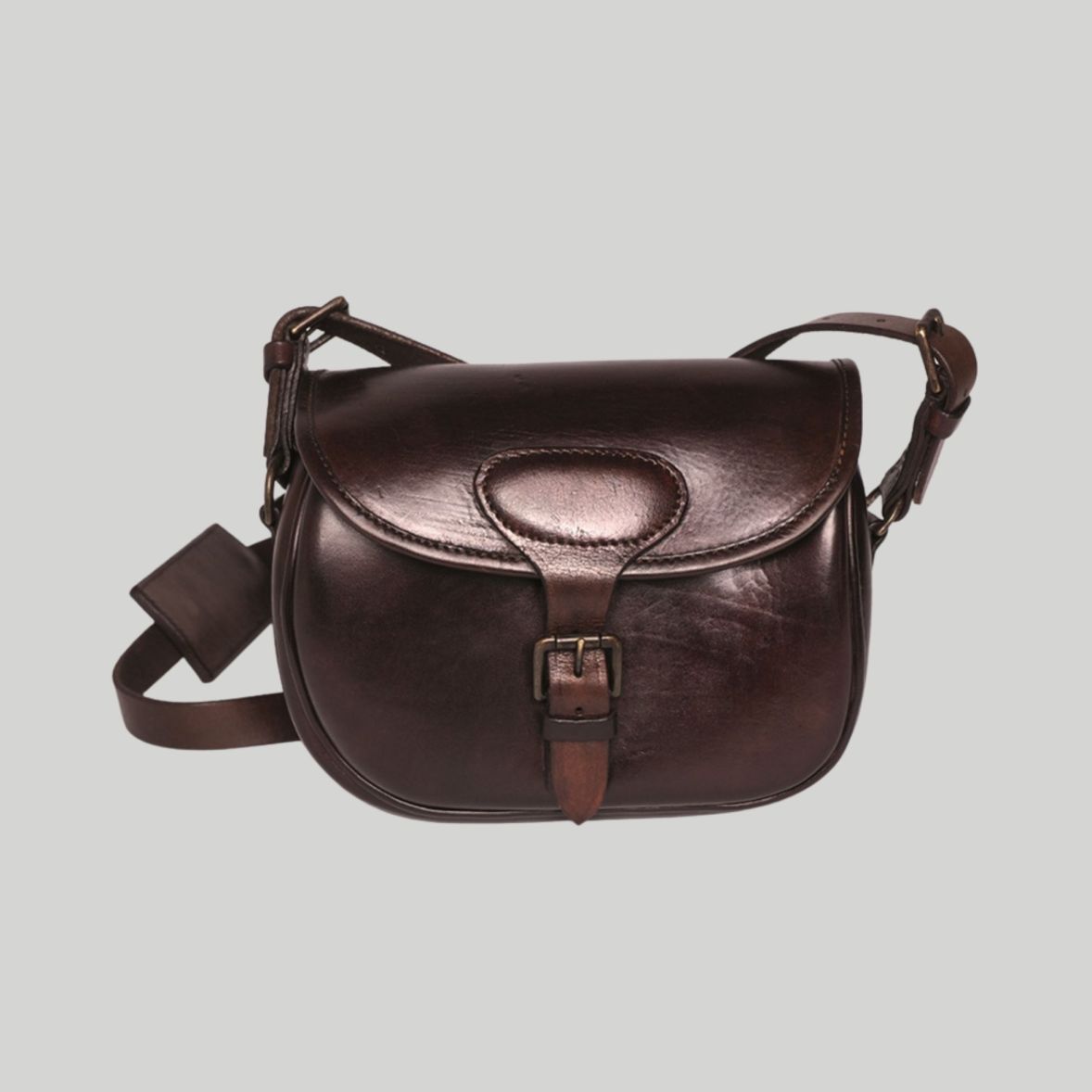 Sacoche en cuir avec sangle