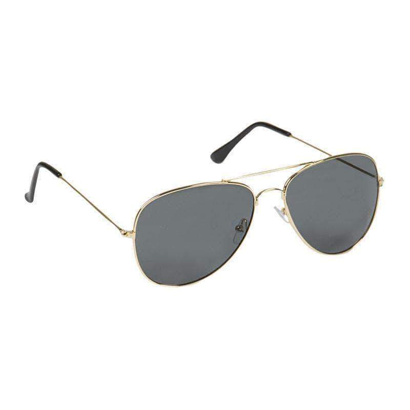 Lunettes de soleil Mil-Tec Pilot US monture laiton verres polycarbonate avec étui