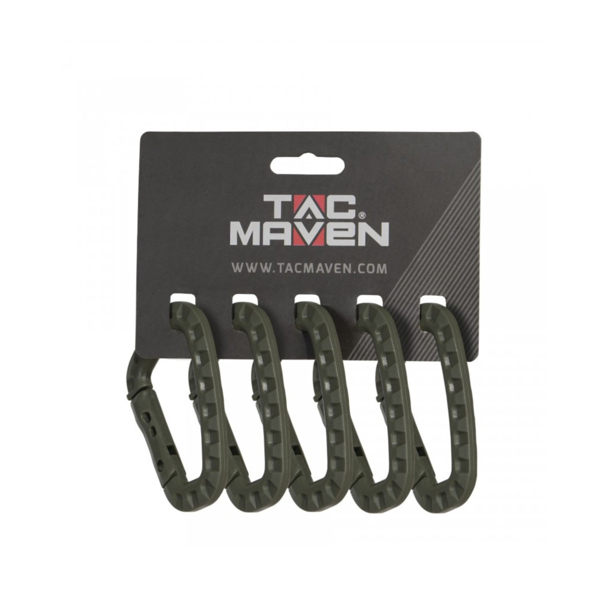 Lot de 5 mousquetons tactiques Universal Link - Tac Maven