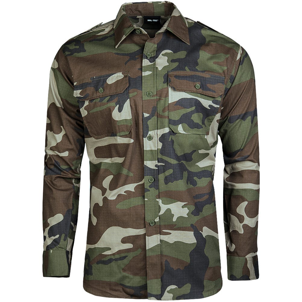Chemise à manches longues Ripstop