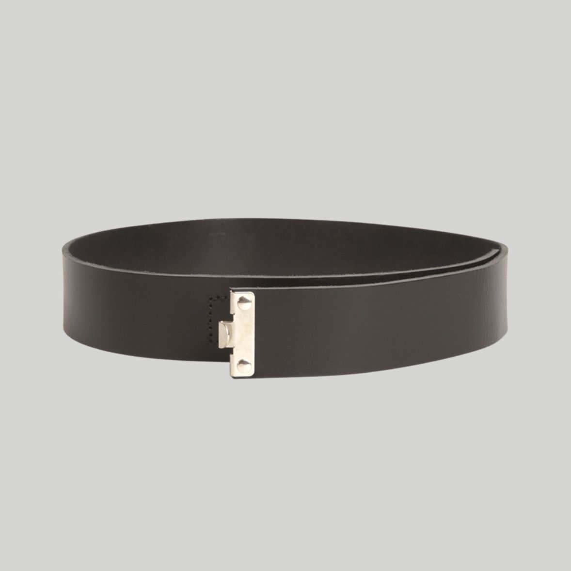 Ceinturon RW en cuir refendu 45mm