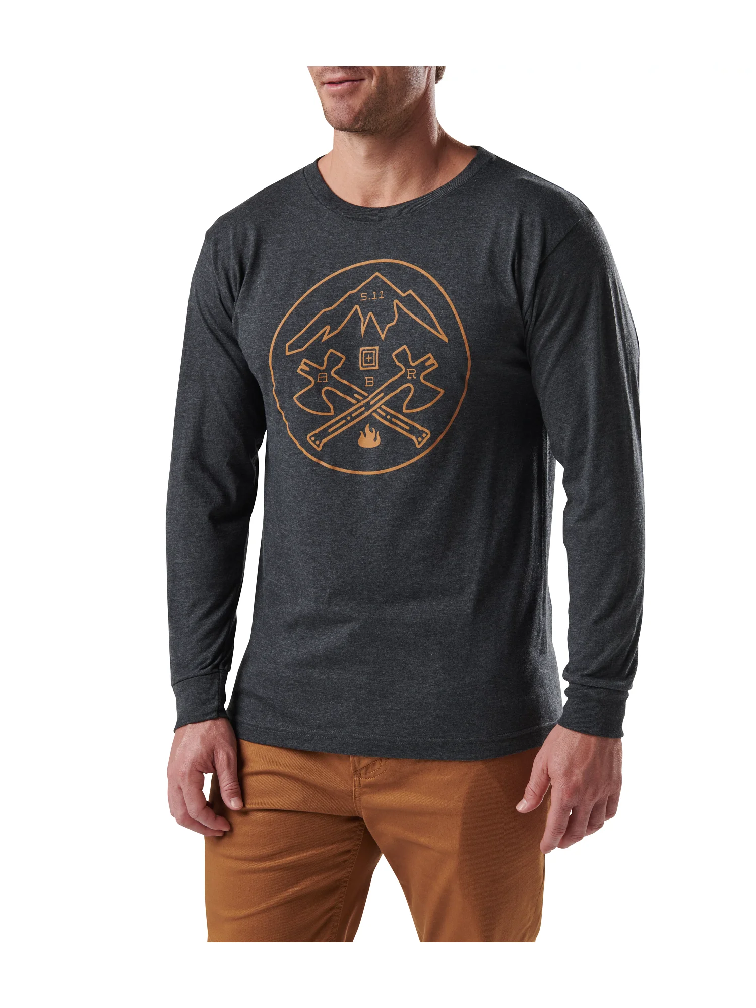 Axe Mountain Long Sleeve Tee