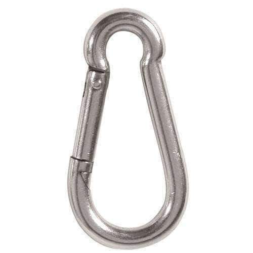 Mousqueton utilitaire Mil-Tec acier inoxydable 6 cm (non certifié escalade ni secours)