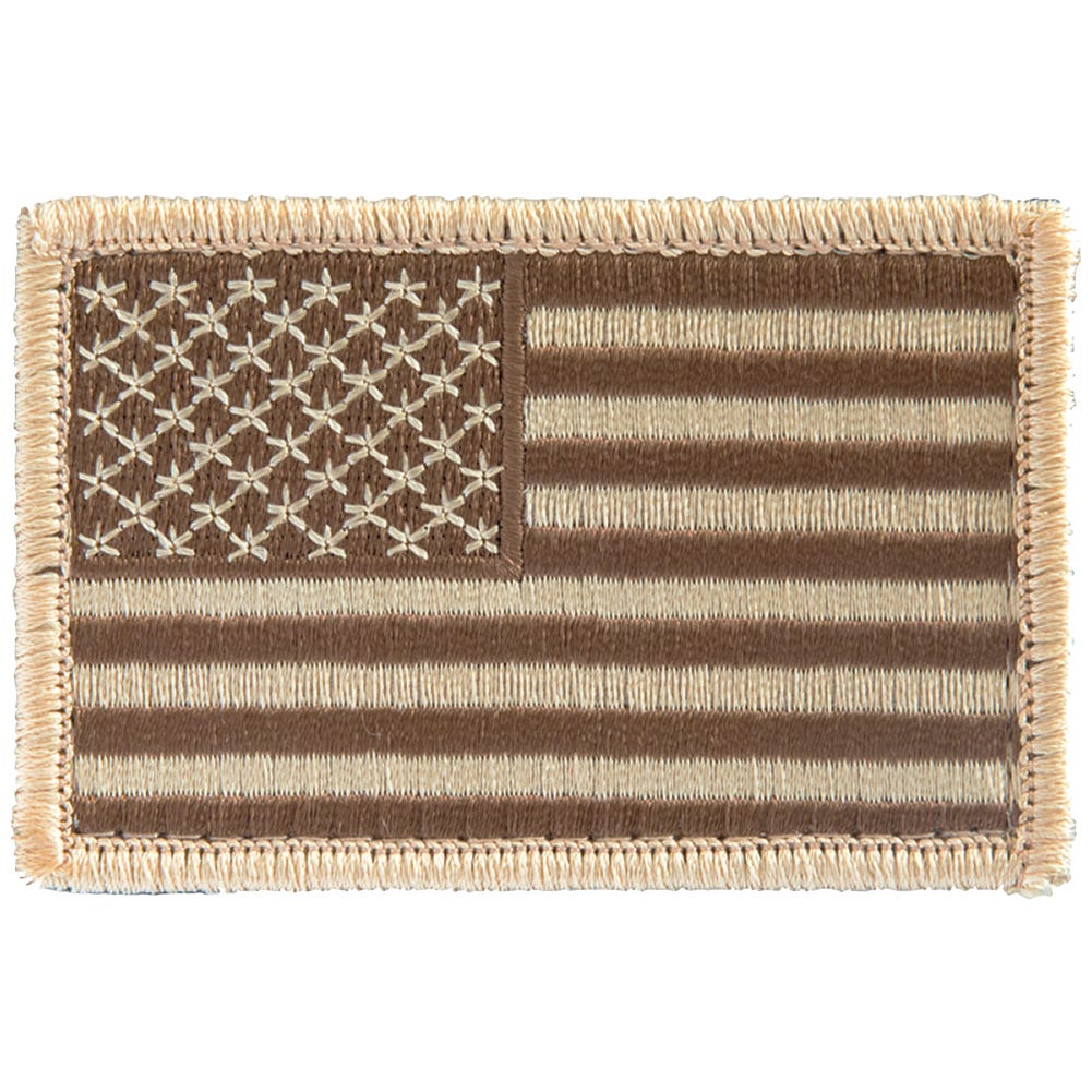 Écusson en PVC USA Flag 2 Paquet