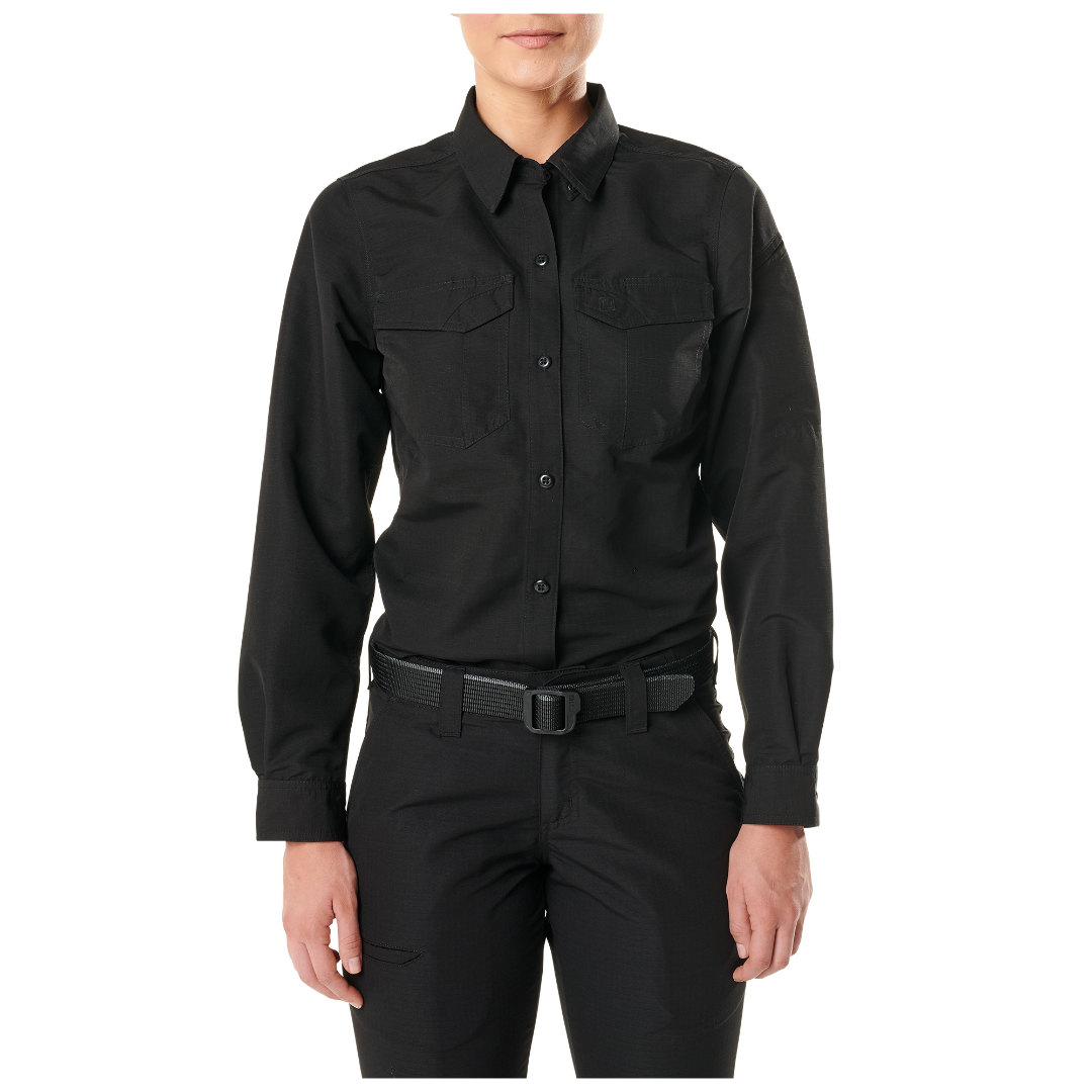 Chemise Fast-Tac femme - noir (XL)