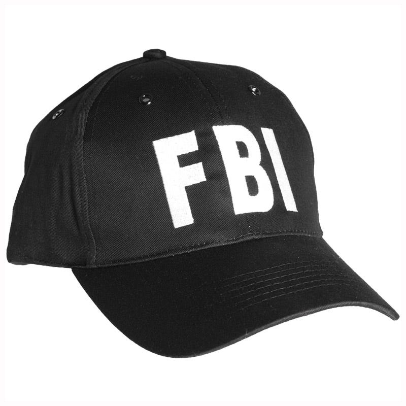 Casquette base-ball brodée FBI