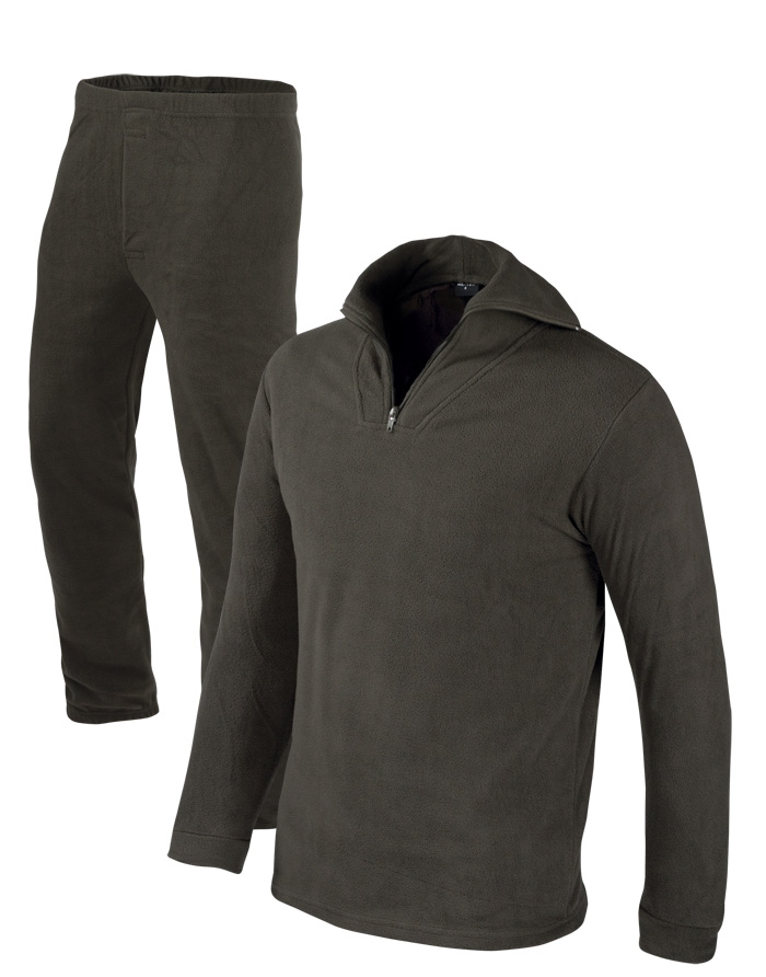 Unterwäsche Set Thermofleece Reißverschluss
