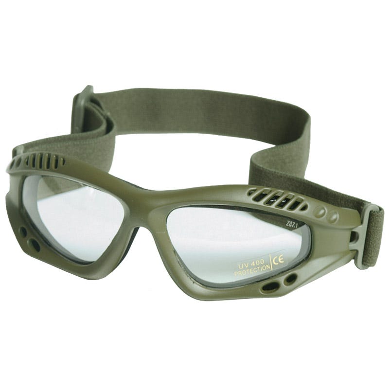 Lunettes de protection à verres transparents Commando Air Pro