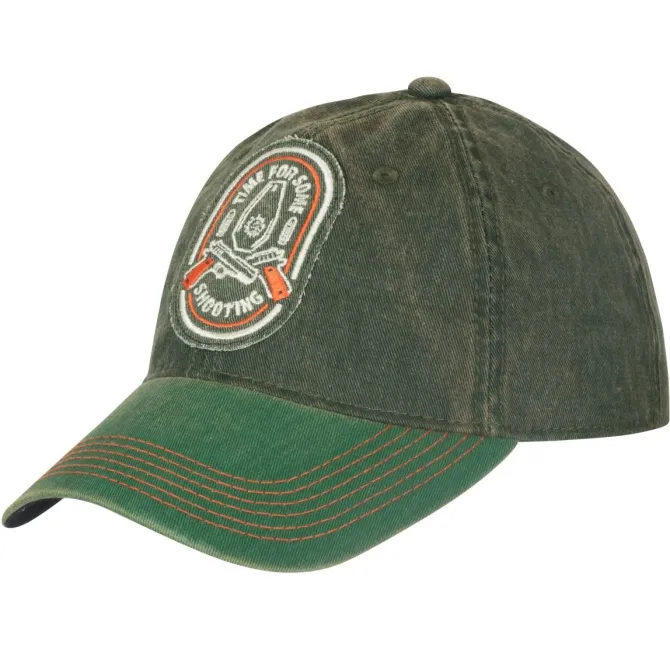 Snapback DWC Shooting Time Cap - Dirty Washed Dark Green / Kelly