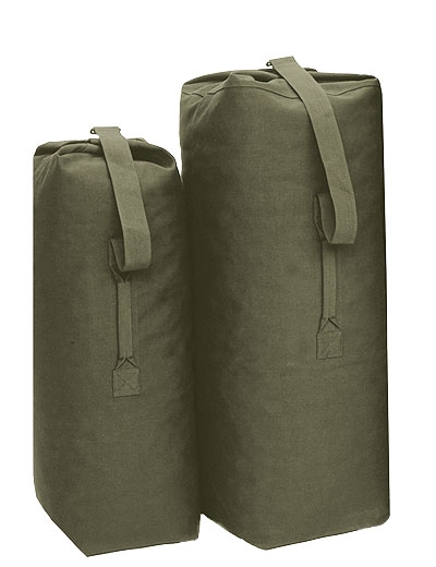 Seesack US Baumwolle Standard Oliv Medium