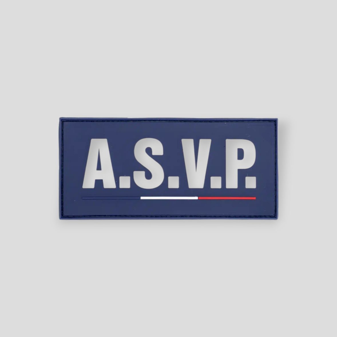 Flap Gomme “ASVP” Velcro 13×6 cm