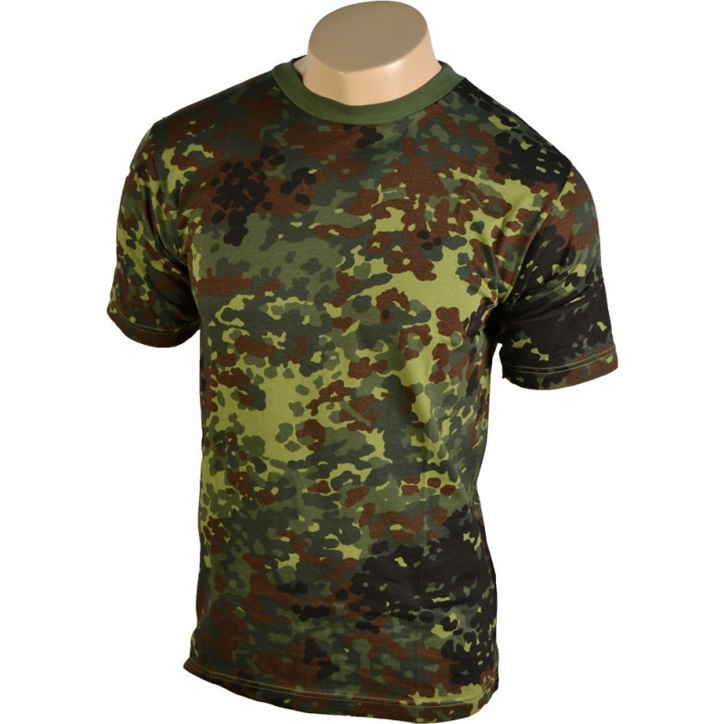 Tee Shirt Camo B.W