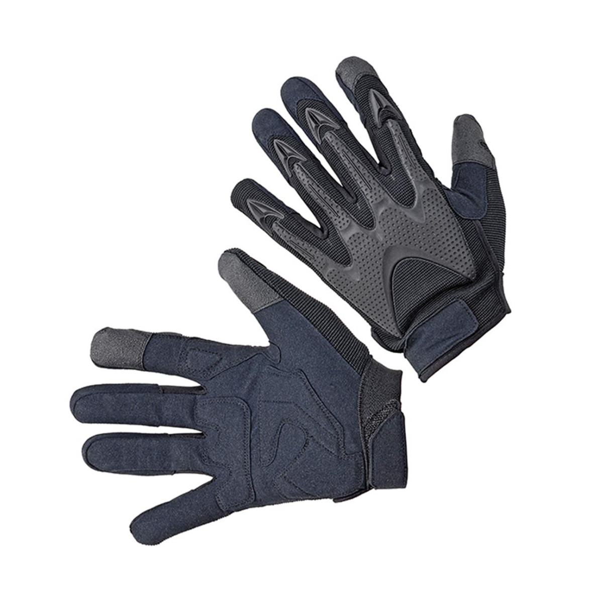 Gants avec paume en amara Noirs
