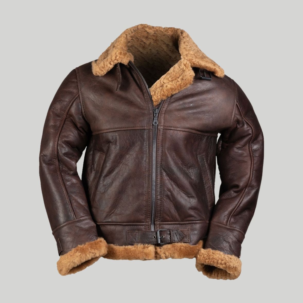 Blouson en cuir pilote US Navy B46