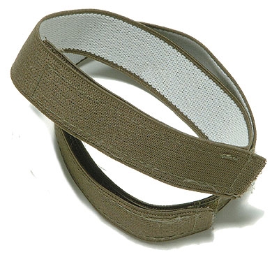 BW Hosengummiband mit Klett Oliv (Paar)