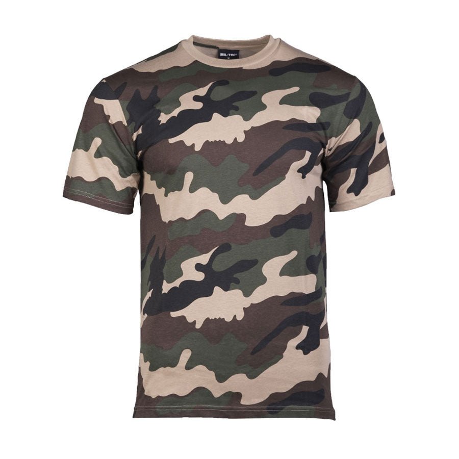 T-shirt Mil-Tec manches courtes en coton single jersey 140-145 g/m²