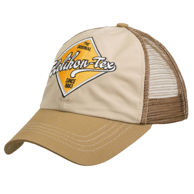 Baseball Trucker Cap - Beige / Brown