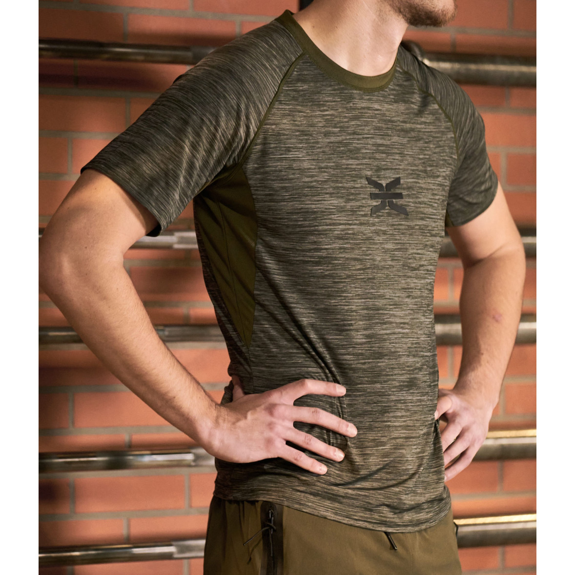T-shirt de Sport Stamina Kaki