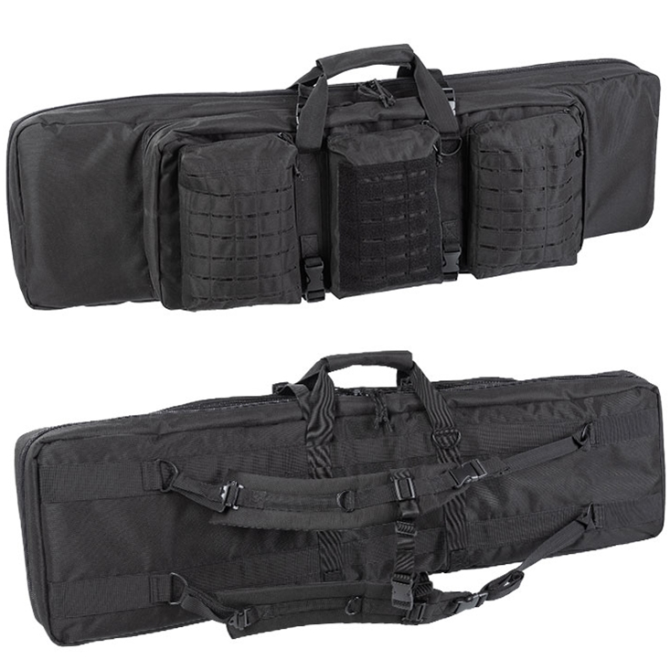 Mil-Tec Double Rifle Case - Black (16193402)