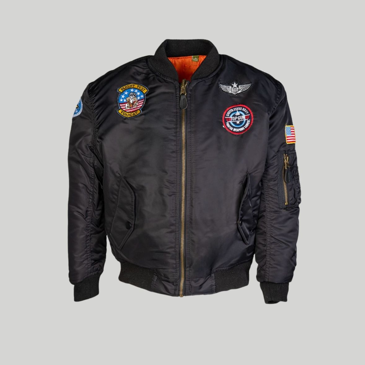 Blouson bomber MA1 avec badges enfant