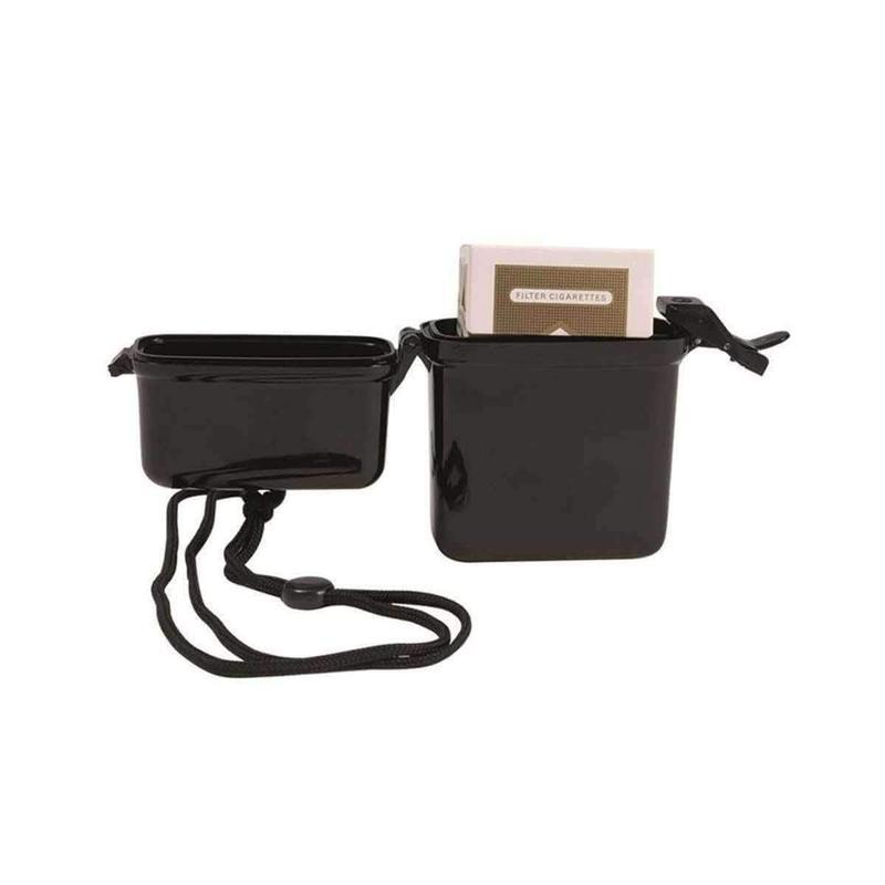 Boîtier étanche Mil-Tec Safety Box polystyrène 11 × 7 × 2,5 cm avec lanière de cou