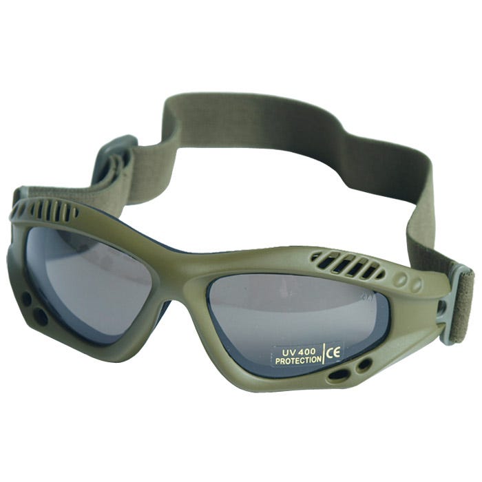 Lunettes de protection à verres fumés Commando Air Pro