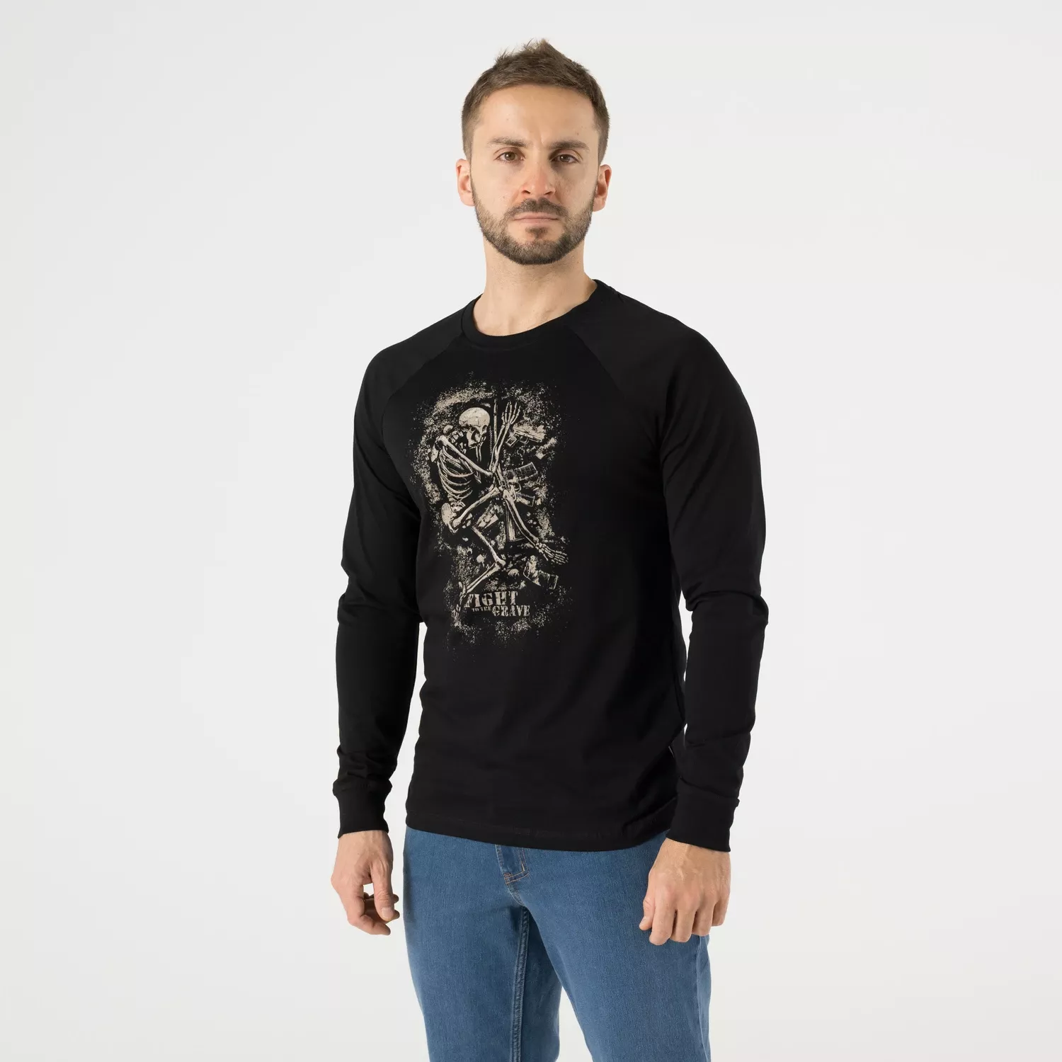 T-shirt Long Sleeve (Fight to the grave)