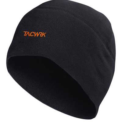 Fleece Cap TACWRK Black Orange (SMU)