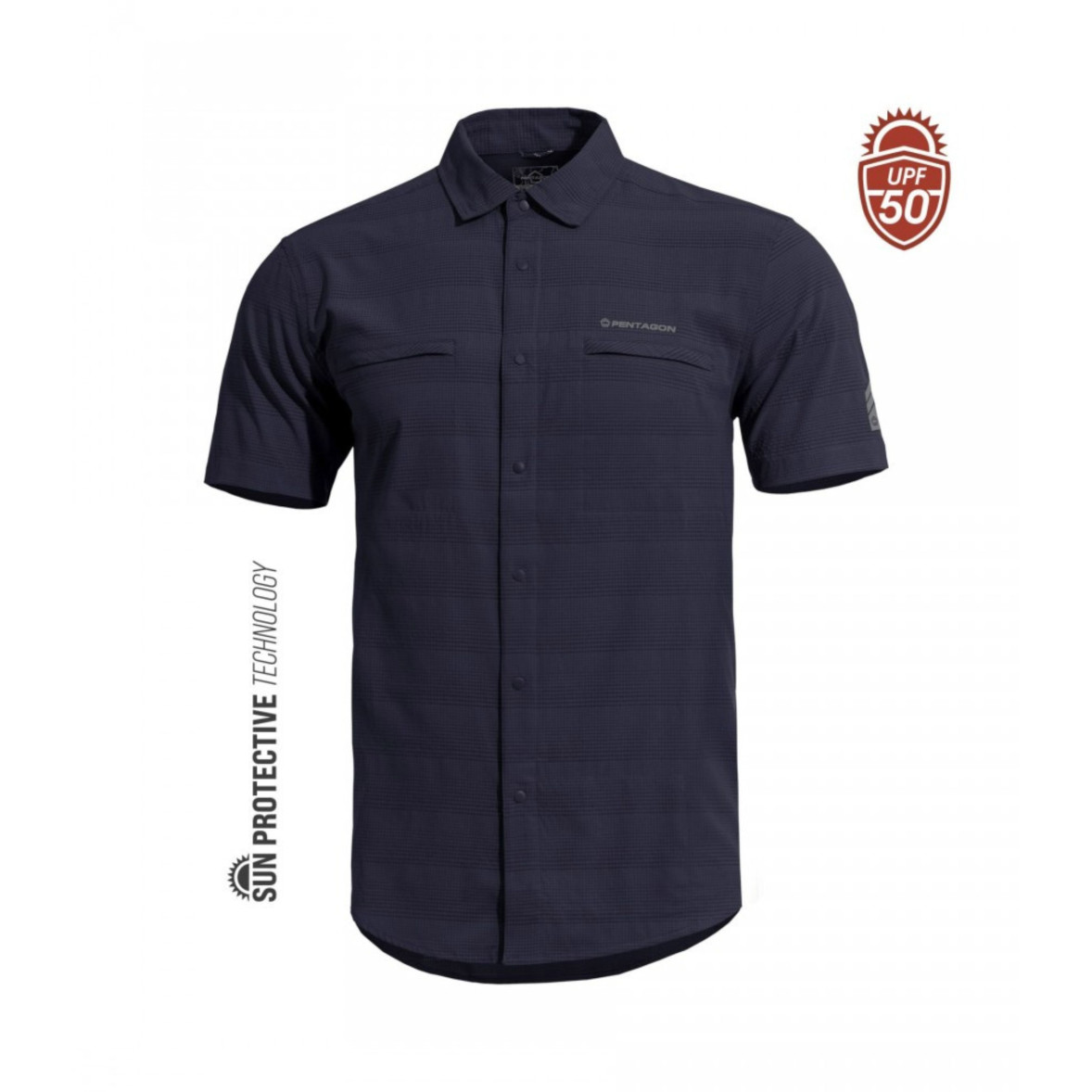 Chemise à manches courtes anti-UV Ripple